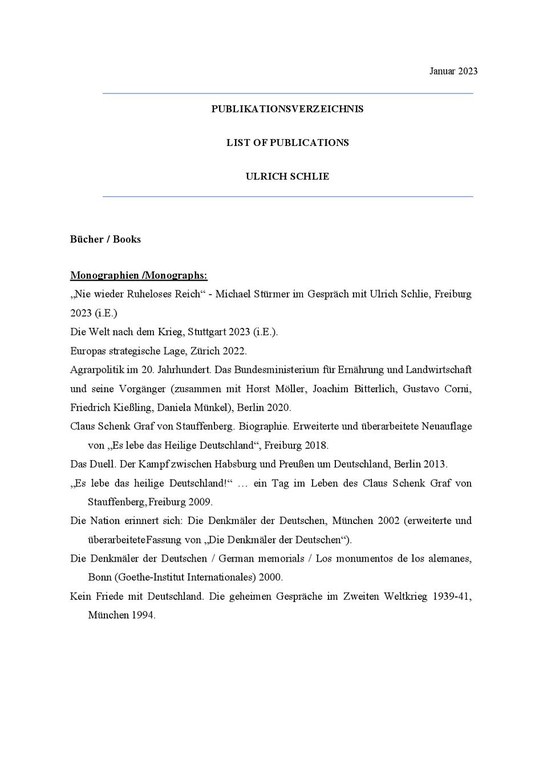 Publikationsverzeichnis Ulrich Schlie Januar 2023.pdf
